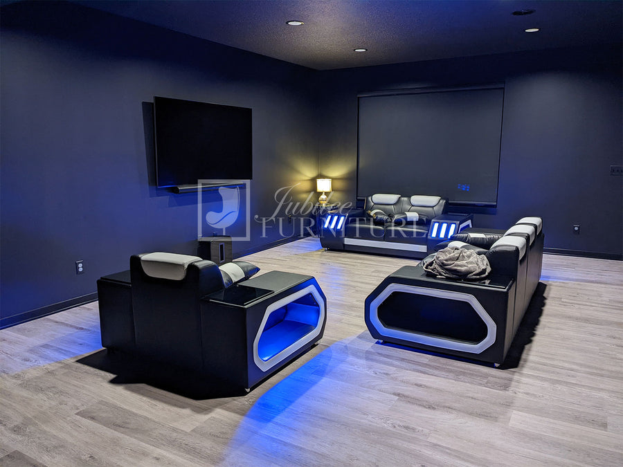 Omont Modern Sofa Set in a customer home
