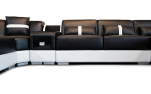 Blaylock Modern Sectional Sofa with LED Light