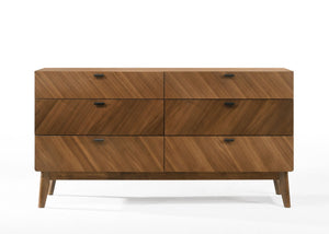 Nora Domus Kamela -Modern Walnut Bedroom Set