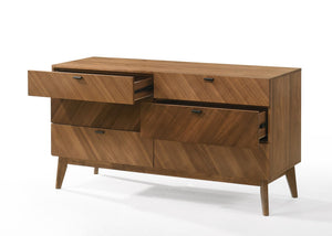 Nora Domus Kamela -Modern Walnut Bedroom Set