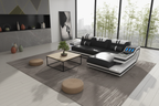 Aura Compact Sectional overhead angle Japanese zen