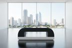 Curved Coffee Table Image 4
