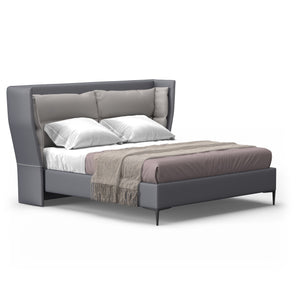 Zoe Modern Grey Bedroom Set