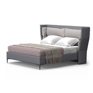 Zoe Modern Grey Bedroom Set