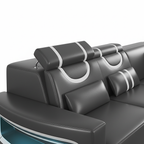 Luca Modern U Shape Sectional with LED Light - 细节特写