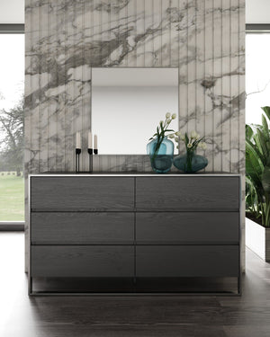 Zoe Modern Grey Bedroom Set