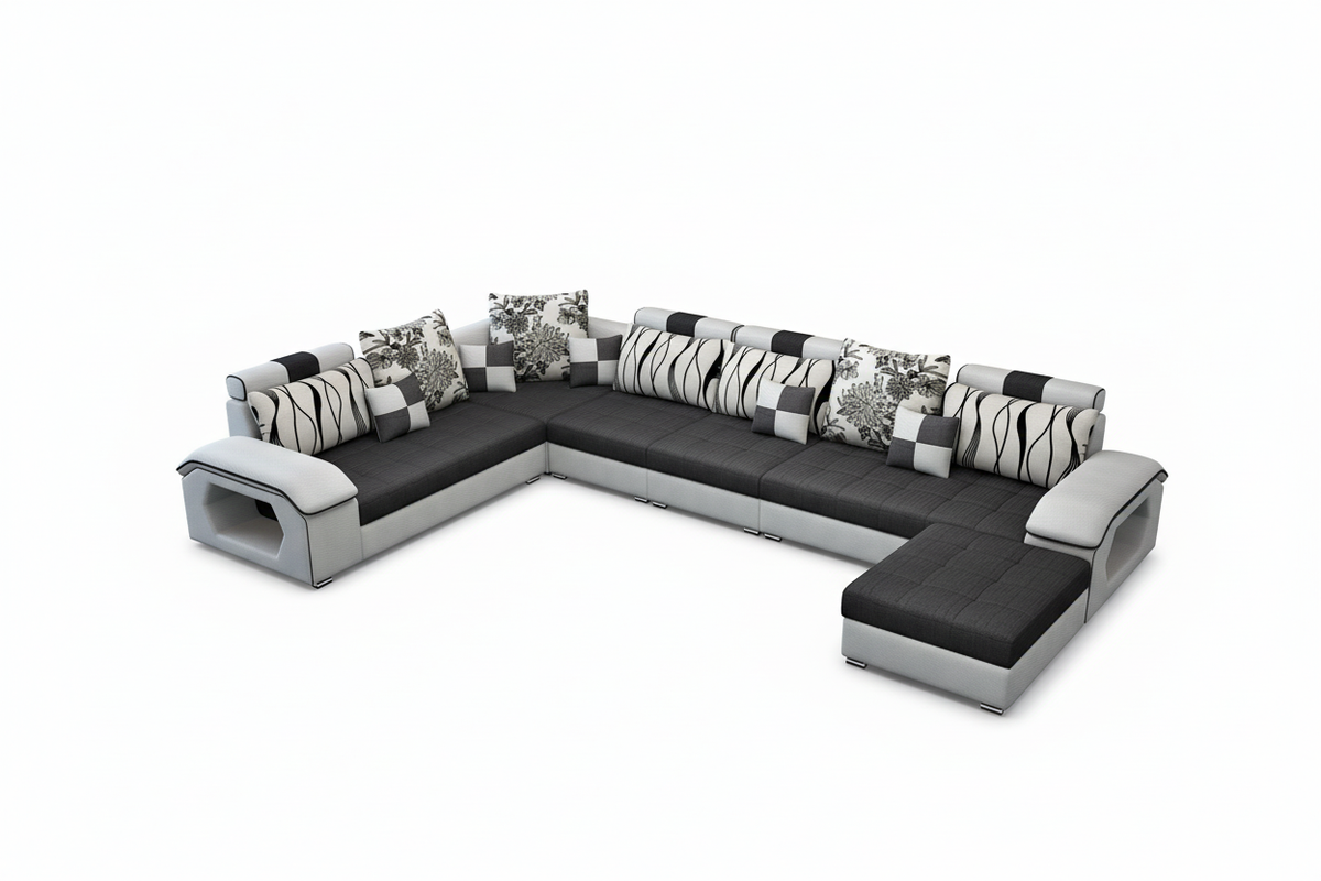 Selena Style B Modular Tufted Sectional