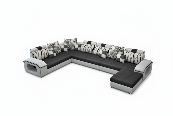 Selena Style B Modular Tufted Sectional