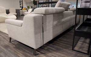 Kaycee Modern Fabric Sectional with Recliner