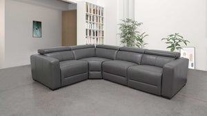 Mirage Reclining Sectional With Adjustable Headrest