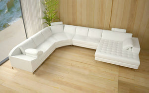 Torin Large Sectional with Tufted Chaise