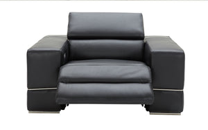 Yily Leather Modern Recliner Living Room Set