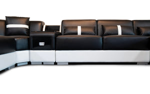 Blaylock Modern Sectional Sofa with LED Light