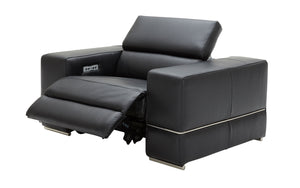 Yily Leather Modern Recliner Living Room Set