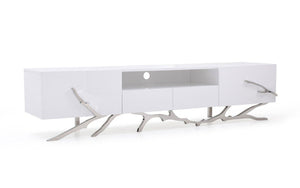 Catalina Modern White TV Stand