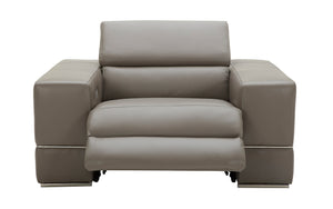 Yily Leather Modern Recliner Living Room Set