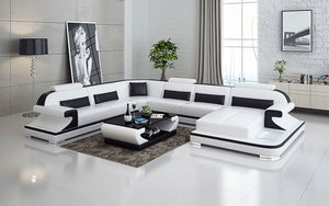 Josia Large Sectional Sofas with Adjustable Headrest