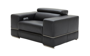 Yily Leather Modern Recliner Living Room Set