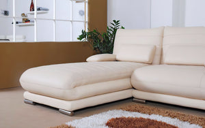 Montgomery Leather Sectional with Ottoman