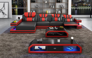 Maximus Modern Recliner Sectional With Mood Light | Futuristic Furniture