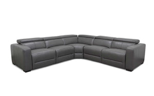 Mirage Reclining Sectional With Adjustable Headrest