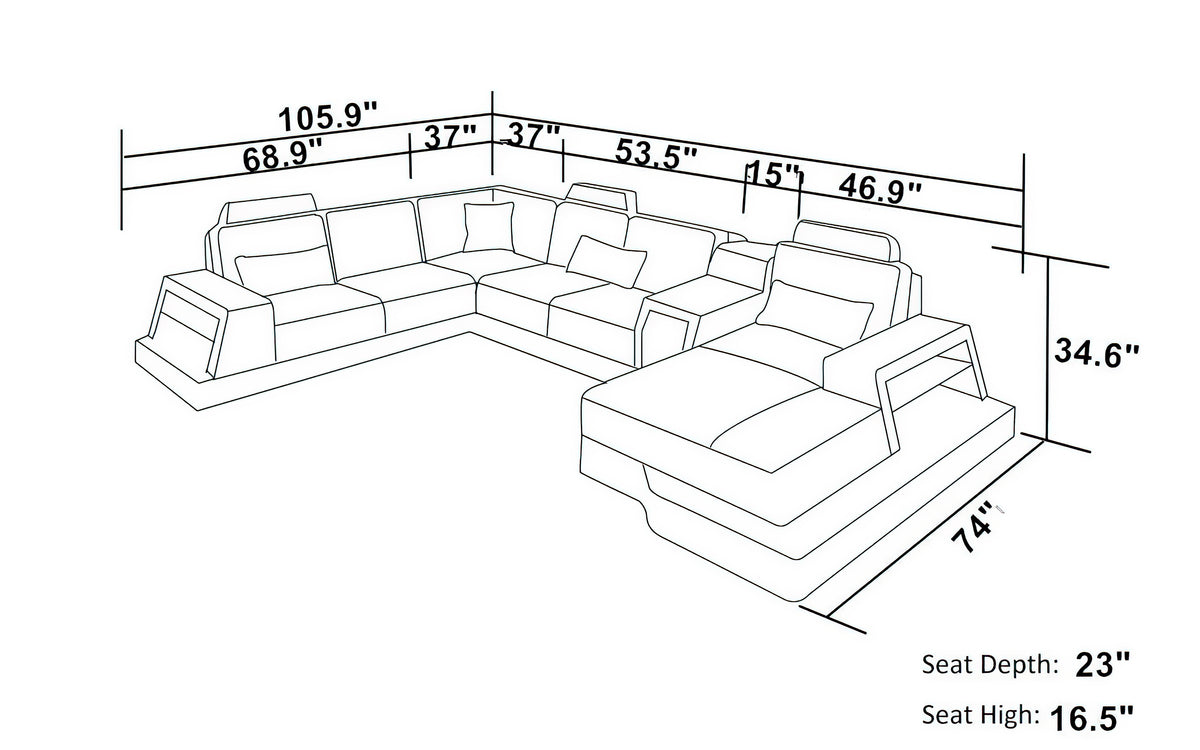 CIVIA Living System — dimensions