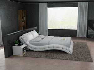 Modern Leather Bed