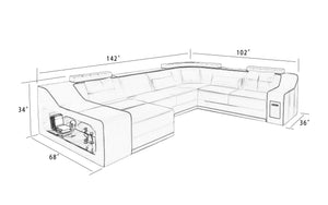 Sokol Modern Sectional with Storage