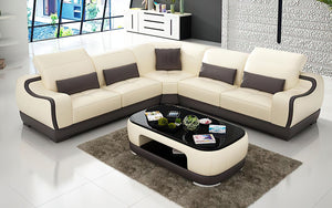 Amir Modern Leather Sectional