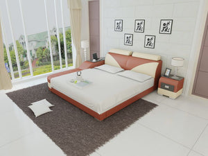 Modern Leather Bed