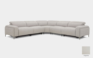 Aiza Modern Sectional with Recliner