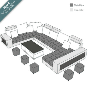 Selena Modular Tufted Sectional