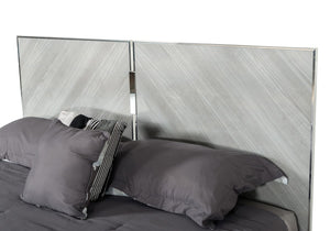Louisa Italian Modern Grey Bed