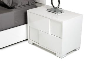 Anderm Italian Modern White Nightstand