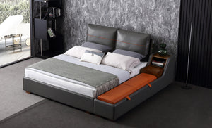 Albion Modern Leather Bed With Storage | Timeless Furniture