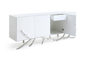 Lipoter White Buffet Table