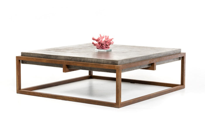 Maida Modern Concrete Coffee Table