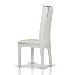 Makuca White Gloss Chair (Set of 2)