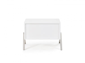 Cath Modern White Nightstand