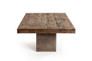 Renky Modern Oak & Concrete Coffee Table