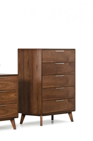 Sohu Modern Grey & Walnut Chest