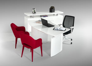 Stuffy Modern White Office Desk