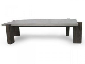 Subbiano - Dark Grey & Walnut Coffee Table