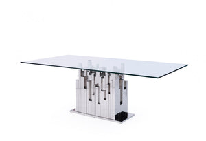 Glass Top Dining Table