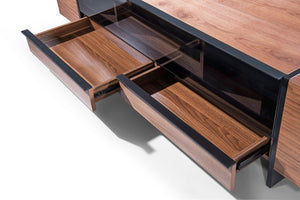 Donor Lorena Modern Walnut TV Stand