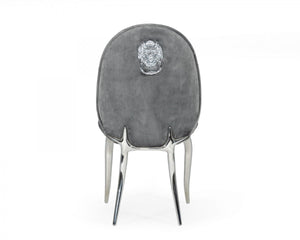 Constance Modern Grey Velvet Dining Chair Set of 2